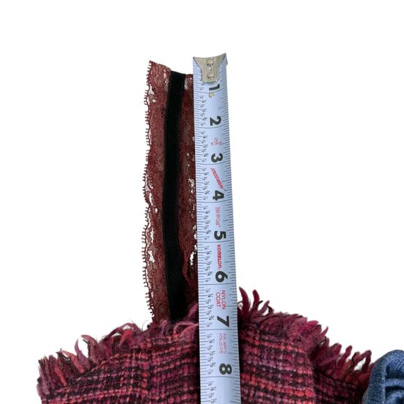 D&G Dolce & Gabbana Bustier Corset Top Wool Pink Multi-Color Tweed Flower Sz S - Picture 16 of 16